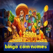 bingo com nomes